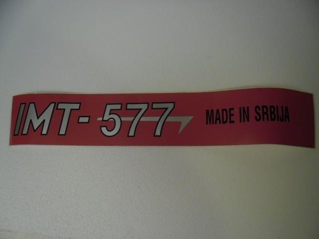 Nalepnica imt 577